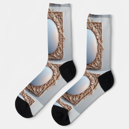 Bright Socks Elaborate Seamless Patterns 0039417 ソックス (左)