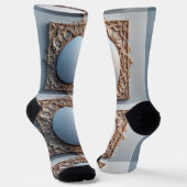 Bright Socks Elaborate Seamless Patterns 0039417 ソックス (傾斜あり)