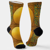 Bright Socks Elaborate Seamless Patterns 0039420 ソックス (傾斜あり)