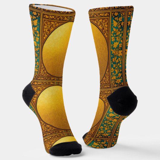 Bright Socks Elaborate Seamless Patterns 0039420 ソックス (傾斜あり)