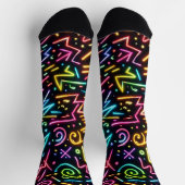 Bright Socks Elaborate Seamless Patterns 0047411 ソックス (上部)