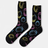 Bright Socks Elaborate Seamless Patterns 0047411 ソックス (左)