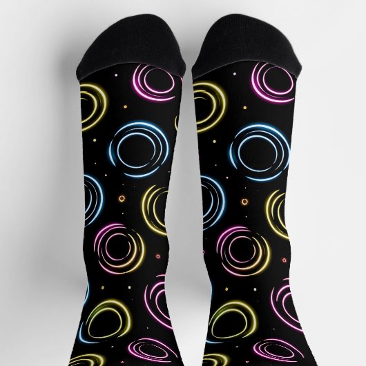 Bright Socks Elaborate Seamless Patterns 0047411 ソックス (上部)