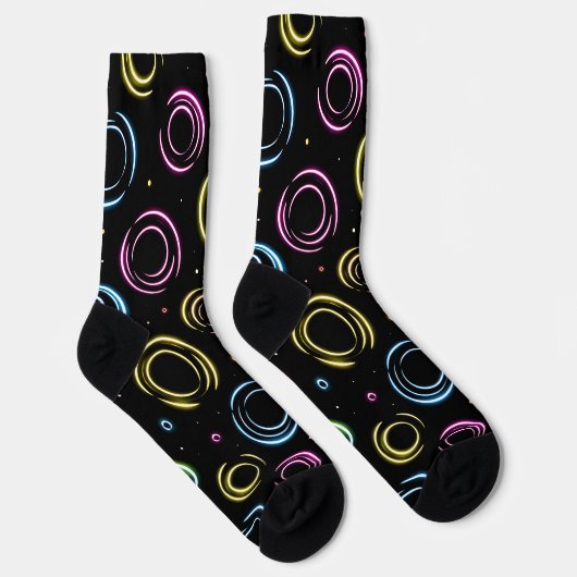 Bright Socks Elaborate Seamless Patterns 0047411 ソックス (右)