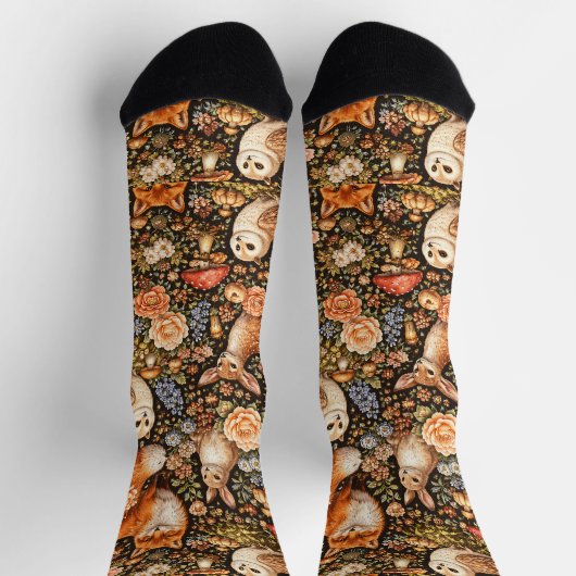 Bright Socks Elaborate Seamless Patterns 0047411 ソックス (上部)