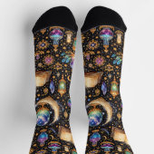 Bright Socks Elaborate Seamless Patterns 0047412 ソックス (上部)