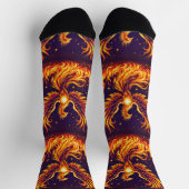 Bright Socks Fire Bird Flames 0044017 ソックス (上部)