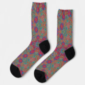 Bright Socks Fractal Seamless Patterns 0041980 ソックス (左)