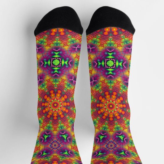 Bright Socks Fractal Seamless Patterns 0041981 ソックス (上部)