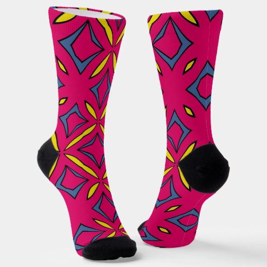 Bright Socks Fractal Seamless Patterns 0041984 ソックス (傾斜あり)