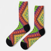 Bright Socks Fractal Seamless Patterns 0041988 ソックス (左)