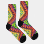 Bright Socks Fractal Seamless Patterns 0041988 ソックス (右)