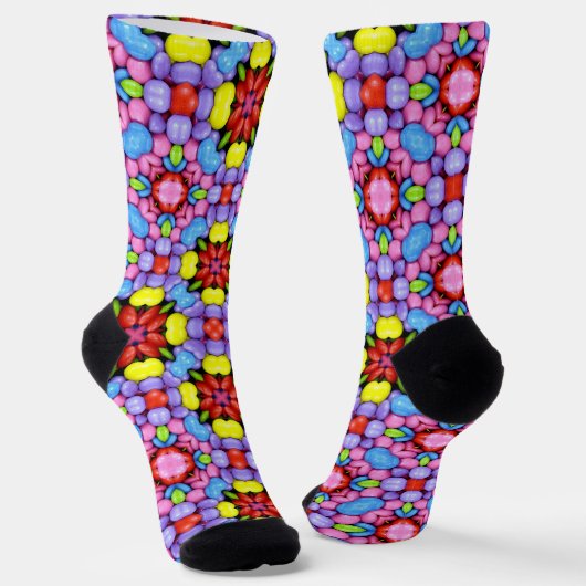 Bright Socks Fractal Seamless Patterns 0041989 ソックス (傾斜あり)