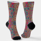 Bright Socks Fractal Seamless Patterns 0041991 ソックス (傾斜あり)