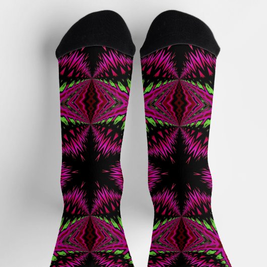 Bright Socks Fractal Seamless Patterns 0041994 ソックス (上部)