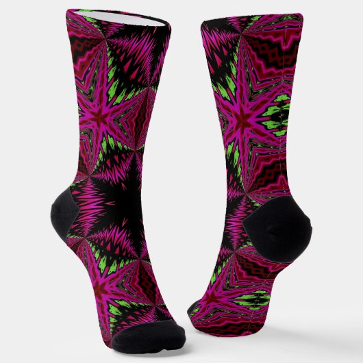 Bright Socks Fractal Seamless Patterns 0041994 ソックス (傾斜あり)
