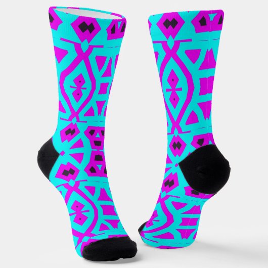 Bright Socks Fractal Seamless Patterns 0041996 ソックス (傾斜あり)