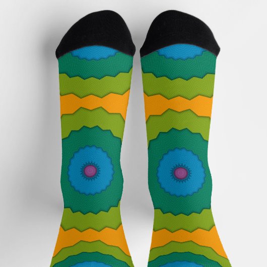 Bright Socks Fractal Seamless Patterns 0041997 ソックス (上部)