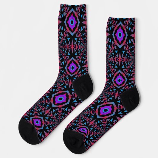 Bright Socks Fractal Seamless Patterns 0041999 ソックス (左)