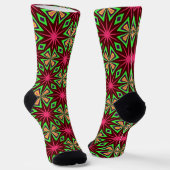 Bright Socks Fractal Seamless Patterns 0042000 ソックス (傾斜あり)