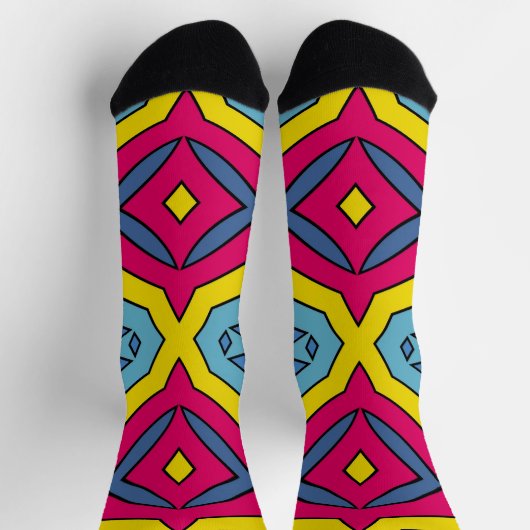 Bright Socks Fractal Seamless Patterns 0042001 ソックス (上部)