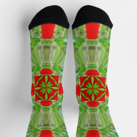 Bright Socks Fractal Seamless Patterns 0042002 ソックス (上部)