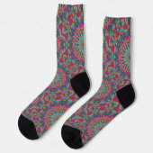 Bright Socks Fractal Seamless Patterns 0042003 ソックス (左)