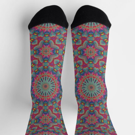 Bright Socks Fractal Seamless Patterns 0042003 ソックス (上部)