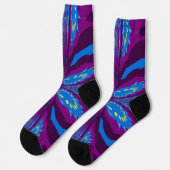 Bright Socks Fractal Seamless Patterns 0042004 ソックス (左)