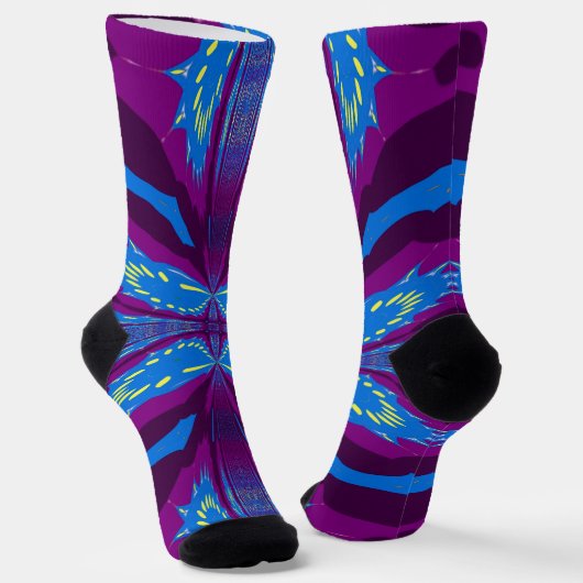Bright Socks Fractal Seamless Patterns 0042004 ソックス (傾斜あり)