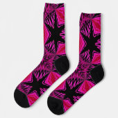 Bright Socks Fractal Seamless Patterns 0042011 ソックス (左)