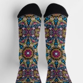 Bright Socks Fractal Seamless Patterns 0042012 ソックス (上部)