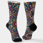 Bright Socks Fractal Seamless Patterns 0042012 ソックス (傾斜あり)