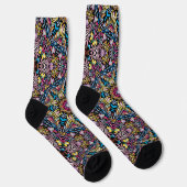 Bright Socks Fractal Seamless Patterns 0042012 ソックス (右)