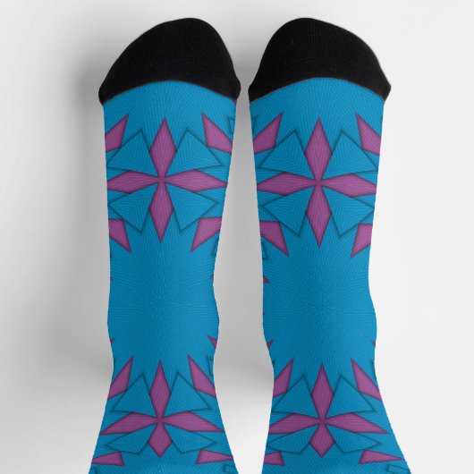 Bright Socks Fractal Seamless Patterns 0042015 ソックス (上部)