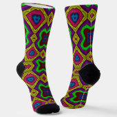 Bright Socks Fractal Seamless Patterns 0042021 ソックス (傾斜あり)