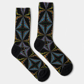 Bright Socks Fractal Seamless Patterns 0042027 ソックス (右)