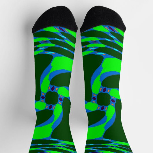Bright Socks Fractal Seamless Patterns 0042029 ソックス (上部)