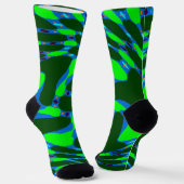 Bright Socks Fractal Seamless Patterns 0042029 ソックス (傾斜あり)