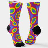 Bright Socks Fractal Seamless Patterns 0042030 ソックス (傾斜あり)