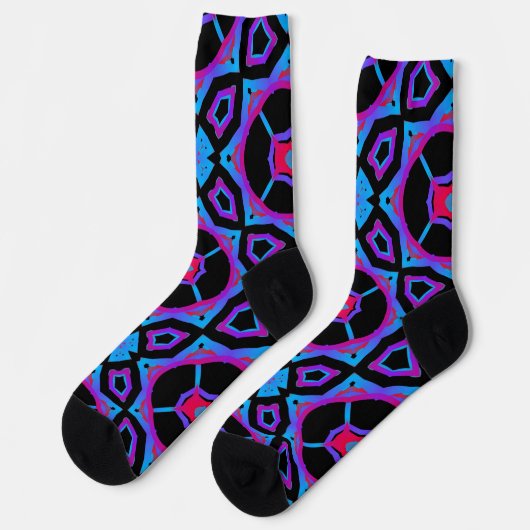 Bright Socks Fractal Seamless Patterns 0042033 ソックス (左)