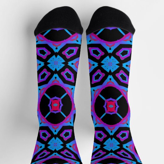 Bright Socks Fractal Seamless Patterns 0042033 ソックス (上部)