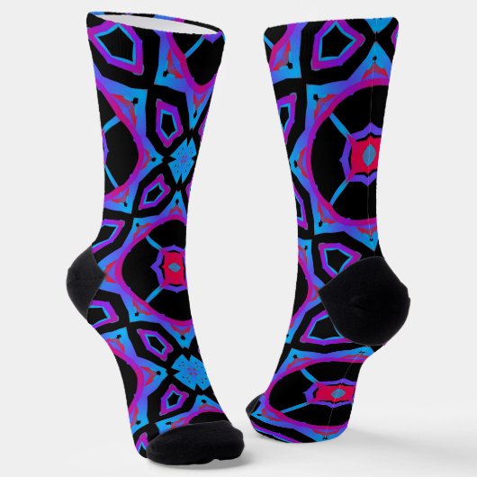 Bright Socks Fractal Seamless Patterns 0042033 ソックス (傾斜あり)