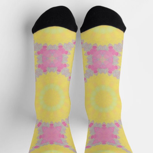 Bright Socks Fractal Seamless Patterns 0042034 ソックス (上部)
