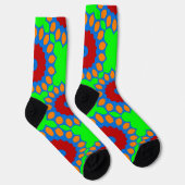 Bright Socks Fractal Seamless Patterns 0042037 ソックス (右)