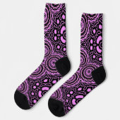 Bright Socks Fractal Seamless Patterns 0042045 ソックス (左)