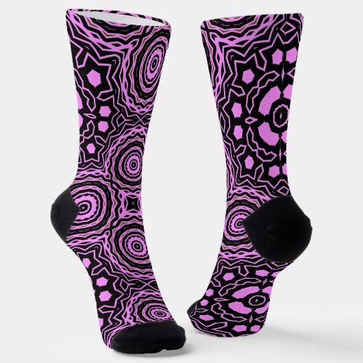 Bright Socks Fractal Seamless Patterns 0042045 ソックス (傾斜あり)