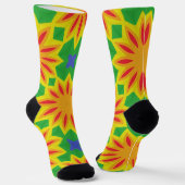 Bright Socks Fractal Seamless Patterns 0042046 ソックス (傾斜あり)
