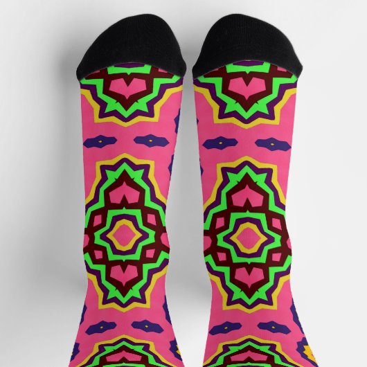Bright Socks Fractal Seamless Patterns 0042048 ソックス (上部)