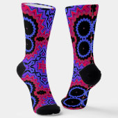 Bright Socks Fractal Seamless Patterns 0042050 ソックス (傾斜あり)